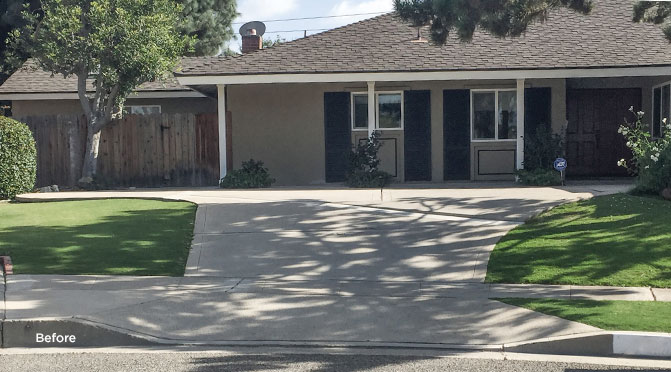 driveway-before